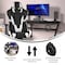 Flash Furniture Black LeatherSoft Gaming Chair with Roller Wheels CH-187230-1-BK-RLB-GG - alternate 6